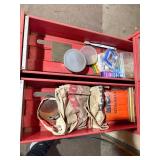 Monarch Metal Parts Storage Cabinet Organizer w/ Mixed Contents