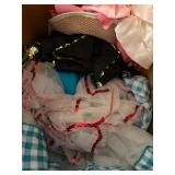 Vintage Dance Costume Lot Hats Capezio Tap Shoes Sequins Tulle