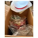 Vintage Dance Costume Lot Hats Capezio Tap Shoes Sequins Tulle