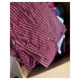 Mixed Fabric Remnants Textile Scrap Lot Floral Striped Satin Assorted