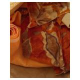 Large Mixed Sewing Fabric & Yarn Lot in 3 Boxes Craft Textiles Assorted