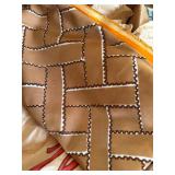 Large Mixed Sewing Fabric & Yarn Lot in 3 Boxes Craft Textiles Assorted