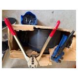 Cobra Poly Strapping Tool Lot Banding Tensioner Sealer w Strap Clips