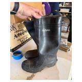 LaCrosse Rubber Work Rain Boots Black USA Made Size 9 Good