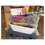 Plano Toolbox Lot w/ Skil Tool, Drill Bits, Hardware & Supplies