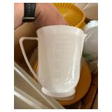 Vintage Tupperware Kitchen Storage Serving Pieces Mixed Lot Yellow Green