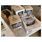 Tiara Collection Acrylic Serveware Barware Lot w/ Boxes Vintage