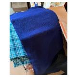 Mixed Vintage Fabric & Blanket Lot Chatham Wool King Plaid Textiles