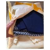 Mixed Vintage Fabric & Blanket Lot Chatham Wool King Plaid Textiles