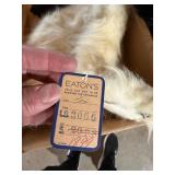 Vintage Real Fur Collar & Black Fur Craft Lot Eaton
