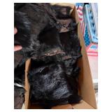 Vintage Real Fur Collar & Black Fur Craft Lot Eaton