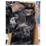 Vintage Real Fur Collar & Black Fur Craft Lot Eaton