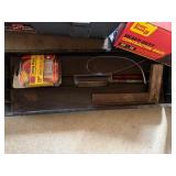 Mixed Tool Lot w Craftsman Bag Toolbox Leather Pouches & Parts