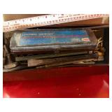 Mixed Tool Lot w Craftsman Bag Toolbox Leather Pouches & Parts