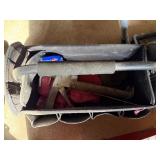 Mixed Tool Lot w Craftsman Bag Toolbox Leather Pouches & Parts