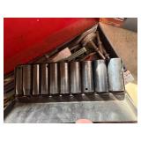 Mixed Tool Lot w Craftsman Bag Toolbox Leather Pouches & Parts