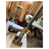 Vintage Heavy Hand Tool Lot Sledge Rubber Mallet Pipe Cutter Good