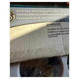GE BH85DB Bath Fan Dual Bulb Heat Lamp 70 CFM In Box