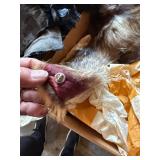 Vintage Real Fur Lot Sheared Pelts Stoles Collars Craft Wear As Found