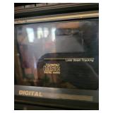 Vintage Belt-Drive Turntable Stereo System with Dual Cassette & CD Player