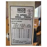 Tool Shop ZJ4116H 16-Speed Drill Press, 5/8 in Chuck Capacity