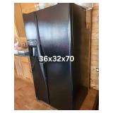 Maytag Plus Side-by-Side Refrigerator - 36x32x70 in - Black