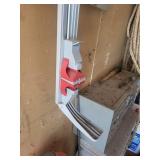 EXACT Sliding Track Saw Guide with Red Clamps - Aluminum Rail System