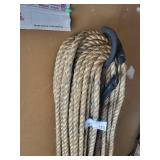 11G Manila Rope Bundle - Natural Fiber Twisted Rope With Blue Tracer