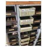 Servalite Metal Parts Cabinet with Small Drawers - Hardware Organizer for Workshop