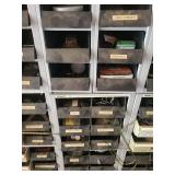 Servalite Metal Parts Cabinet with Small Drawers - Hardware Organizer for Workshop