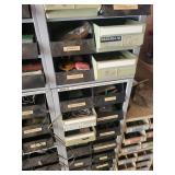 Servalite Metal Parts Cabinet with Small Drawers - Hardware Organizer for Workshop
