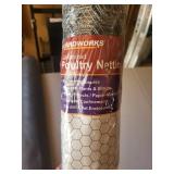 Assorted Mesh Rolls - Poultry Netting & Aluminum Screening (36in x 25ft) (Lot of 3)