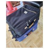 Verdi Luggage Set - 3-Piece Navy & Blue Suitcases with Top Bag