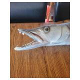 Large Swordfish/Marlin Decorative Sculpture - Gray Plaster Finish