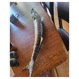 Large Swordfish/Marlin Decorative Sculpture - Gray Plaster Finish