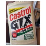 Castrol GTX 10W-30 Motor Oil Bottles (Lot of 4)