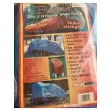 stack of poly tarps