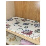 Spring Garden Table Linens - Floral Tablecloths & Holiday Time Chair Skirt