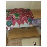 Spring Garden Table Linens - Floral Tablecloths & Holiday Time Chair Skirt