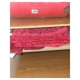 Spring Garden Table Linens - Floral Tablecloths & Holiday Time Chair Skirt