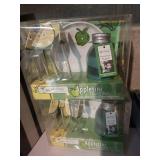 Mikasa Crystal Bottle Stoppers (Set of 4) & Appletini Party Set & Villeroy & Boch CocktailHour Wine Stoppers (Set of 3)