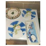 Christmas Story Spruce Oval Canape Plate SA 272/349 - 17 1/4" / 44 cm
