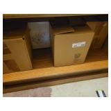 Park Lane Champagne Chiller (Lot of 2) - Clear Crystal Faceted Leaf Design