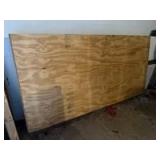 Tongue & Groove Plywood Sheathing Panels Lot of 5 Approx 4x8 Good