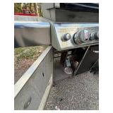 Weber Genesis 3-Burner Gas Grill w/ Side Burner & Cover Used