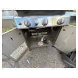 Weber Genesis 3-Burner Gas Grill w/ Side Burner & Cover Used