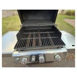 Weber Genesis 3-Burner Gas Grill w/ Side Burner & Cover Used
