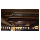 Mission Style Dining Table Set Stone Insert Top 6 Chairs Used