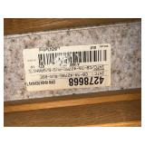 Mission Style Dining Table Set Stone Insert Top 6 Chairs Used