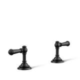 Artifacts Matte Black Lever Faucets